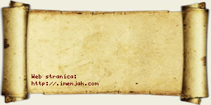 Jovana Čorbić vizit kartica